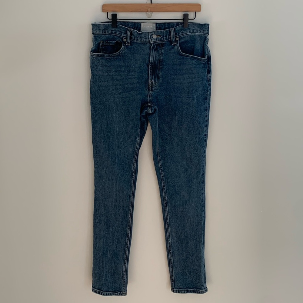 Everlane Men’s The Slim Fit Jean Organic Cotton Blue Size 33
